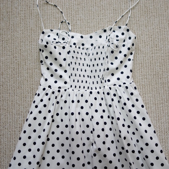 REFORMATION Vinny midi Dress - Malta Dot - Picture 8 of 10